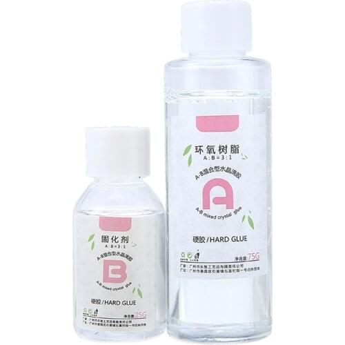 Epoxy Resin A+B Glue High Adhesive AB Crystal Glue Resin For Jewelry Making Castings Decorative Purposes DIY crafts