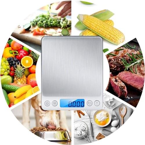 Kitchen Scale Precise Digital Electronic Scale Pocket Food Jewelry Diet Gram Cooking Scale LCD Display 0.1/0.01g