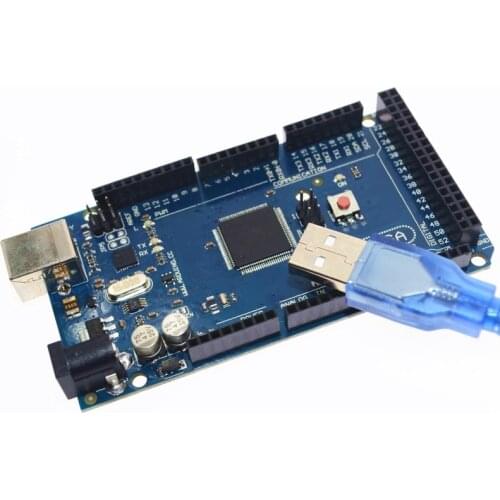 Livraison gratuite Mega 2560 R3 Mega2560 REV3 Conseil ATmega2560-16AU + Cable USB compatible pour arduino Mega 2560 r3