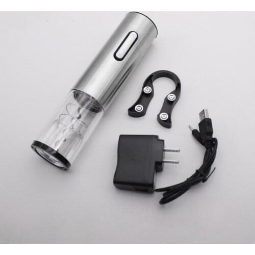 Best Gift Electric Wine Bottle Opener Corkscrew Wine Opener New Portable Automatic Foil Cutter Electric Wine Bottle Cordless