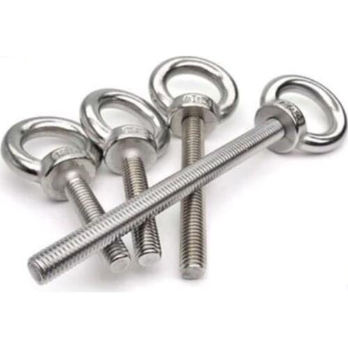 M3 M4 M5 M6 M8 304 steel ring screw ring nut welding made hanger screws bolts hook screws