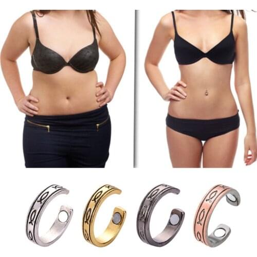 Magnetic Therapy Weight Loss Slimming Ring Adjustable Natural Fat Burning Stimulation Acupoint Slimming Body Health Care