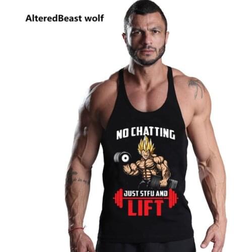 New Fitness Men Bodybuilding Tank Tops Sleeveless Brand Men Clothing Singlet Cotton Shirts Summer Vest Fashion Workout Stringer