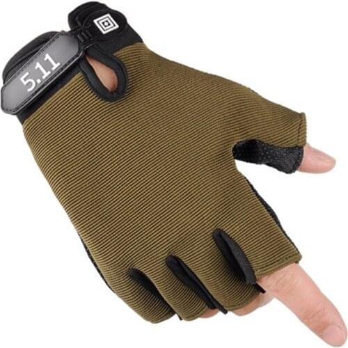 Men Women Cycling Half-Finger Gloves Anti Slip Outdoor Fitness Sport Tactical Gloves Anti-slip MTB Road Bicycle Accessories