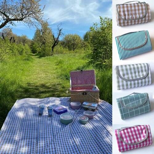 New Waterproof Picnic Blanket Camping Mat Oxford Outdoor Sleeping Tent Mattress Sitting Sand Free Mat Sandproof Beach Blanket
