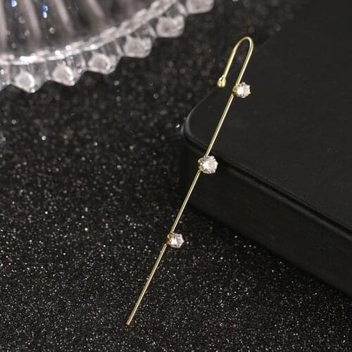 Emmaya Charming Stick Shape Earring For Women Simplicity Style AAA Zirconia Decoration Fashion Party Shiny Ornament