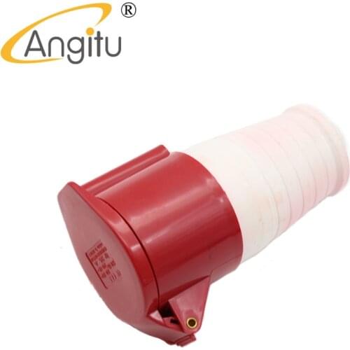 Angitu 32A 225 5Pin Industrial Connector Female Plug Waterproof Connector 220-380~/240-415