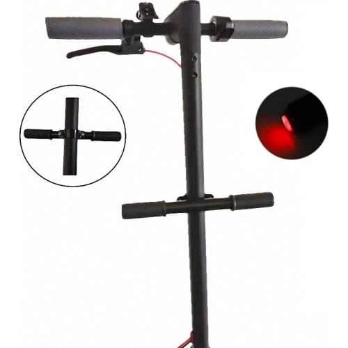 Xiaomi Scooter Grips Adjustable Handlebar For Mijia M365 Electric Scooter Kids Handle Grip Bar Safety Warning Light Accessories
