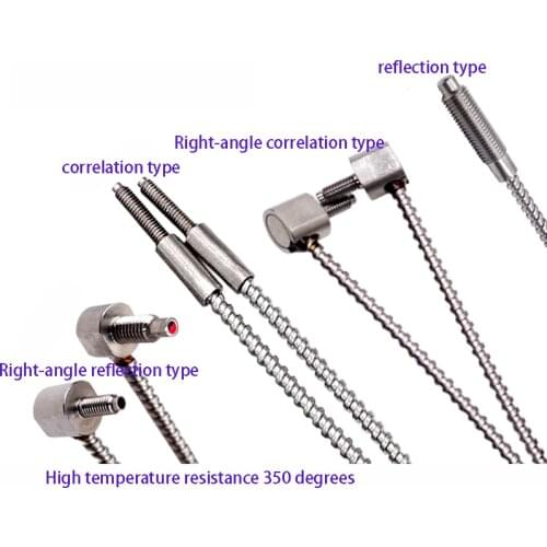 High temperature resistant glass fiber optic sensor probe 350 degrees PG-610 PTG-310 320 PTG-410 420