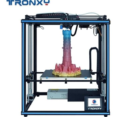 Tronxy X5SA Full Metal Frame Resume Power Failure Heat table 3D Printer DIY Kits impressora 3d Drucker Print 1.75mm PLA Filament