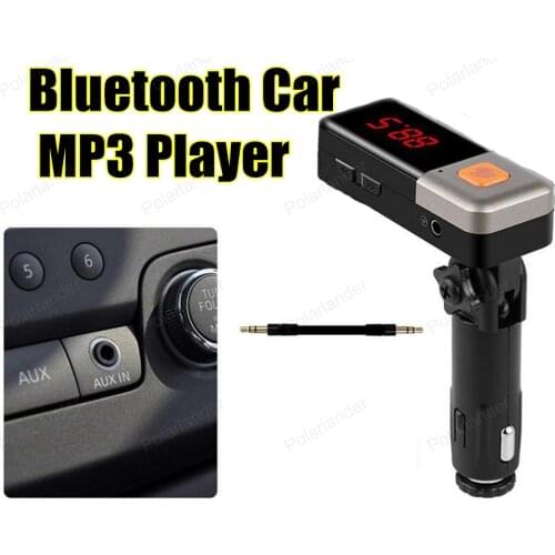 Universal Wireless Bluetooth Car Transmitter Bluetooth Hands free Car Kit FM Transmitter MP3 Player Audio USB Car Charger