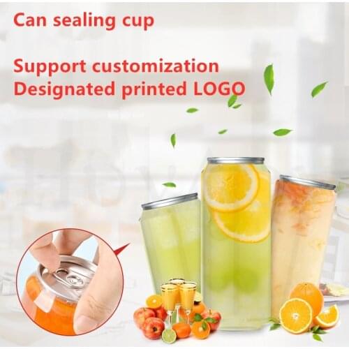Can sealing machine cup commercial can sealing cup disposable PET plastic juice bottle net red milk tea bottle