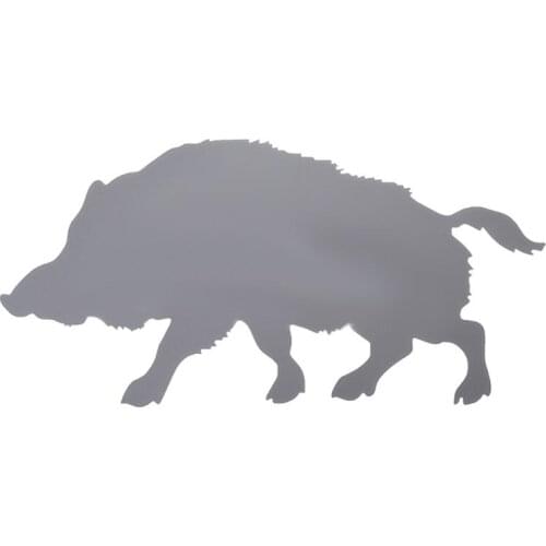 Wild Boar Pig Vinyl Car Sticker Car Styling Animal Silhouette Decorative Car Decal 20x10cm