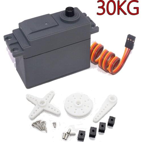 Waterproof 30kg Metal Digital Servo high torque for RC 1/5 Redcat HPI Rovan Team losi Baja 5B Buggy Monster Helicopter Robot