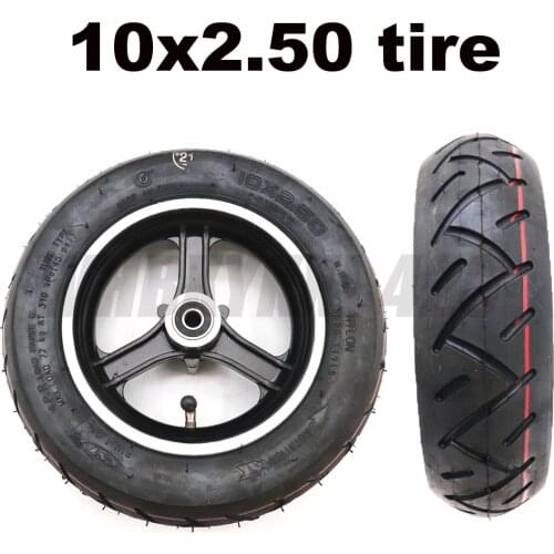 10x2.5 10x2.50 Tyre&inner Tube for 10 Inch alloy rim hub fits Smart Self Balancing Electric Scooter /10'' tire wheel