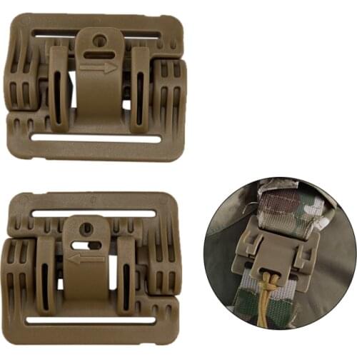 2pcs Tactical Vest Quick Release Buckle Slider Molle Strip Module Strip Buckle Quick Disassembly Tactical Fixture Kit