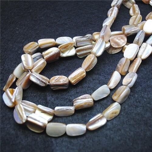3 strings nature shell beads accessories size 10-15mm shell chips natural colors 15.5 inches hot fashion diy fittings