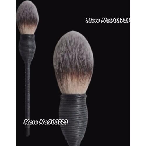 #27 Yachiyo Foundation Brush, Black Vine Twining Handle Makeup Brush, Fiber Hair Must for U