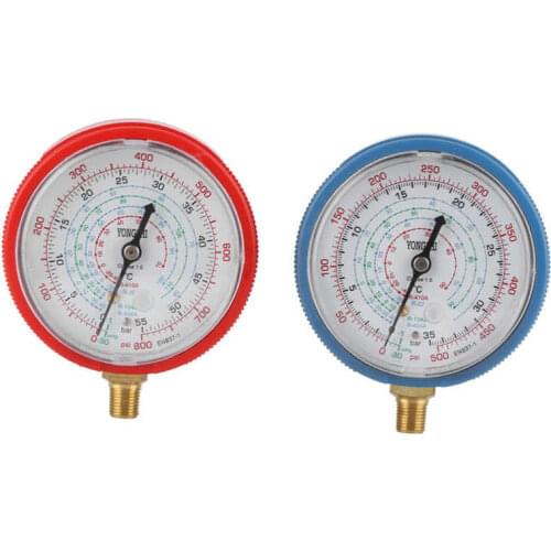 Auto accessorie araba aksesuar Air Conditioning Fluoride Pressure Gauge High/Low Pressure Meter AC Repairing Tool car port Car