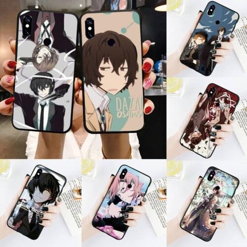 Anime Bungou Stray Dogs Phone Case For Xiaomi Redmi Note 4 4x 5 6 7 8 pro S2 PLUS 6A PRO