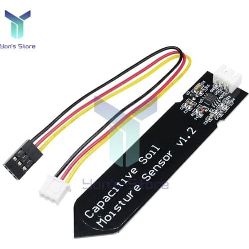 Capacitive Soil Moisture Sensor Voltage Wire Soil Tester 3.3 5.5V Corrosion Resistant with New Gravity Module for Arduino Module