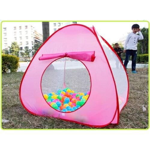 Game tent Three Flour Color Gauze Tent/infant Children House Game Sea Princess Tent Bobo Ball Pool Cloth Foldable 2020