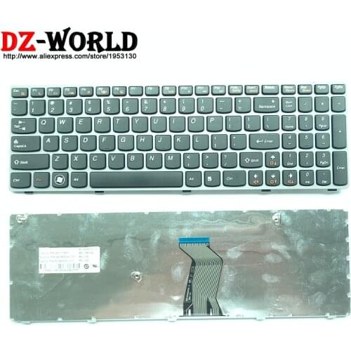 New METALLIC US English Laptop keyboard for Lenovo V570 V570C V575 Z570 Z575 B570 B570A B570E B570G B575 B575A B575E B590 B590A