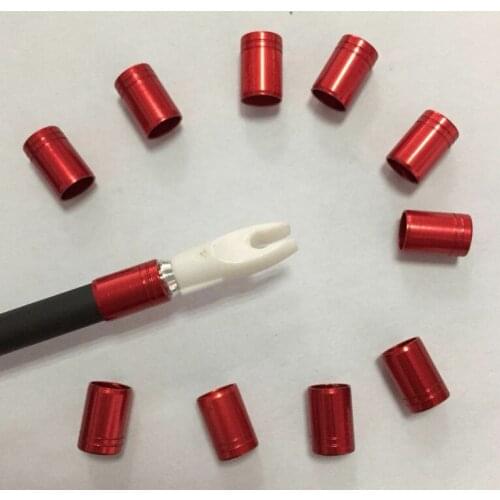 For Protect hunting 12pcs Archery Bow Explosion-proof Ring for OD 5.5mm Arrow Shaft Archery Accessories