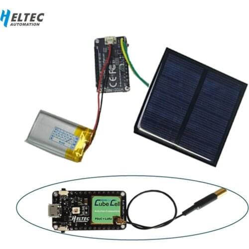 Heltec Lora Node ASR650x CubeCell Development board for arduino with solar panel