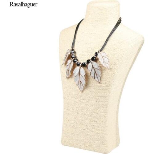 New Arrival S/M/L Hemp Rope PVC Jewelry Pendants Woman Rope Mannequin Necklaces Bust Stand Jewelry Display Shelf Holder Packing