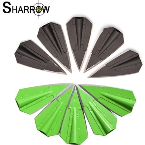 5pcs Archery Steel Alloy Sharp Blade Arrow Head Hunting Broadheads Glue-on 8mm Arrow Shaft Used for Hunting Bow Crossbow