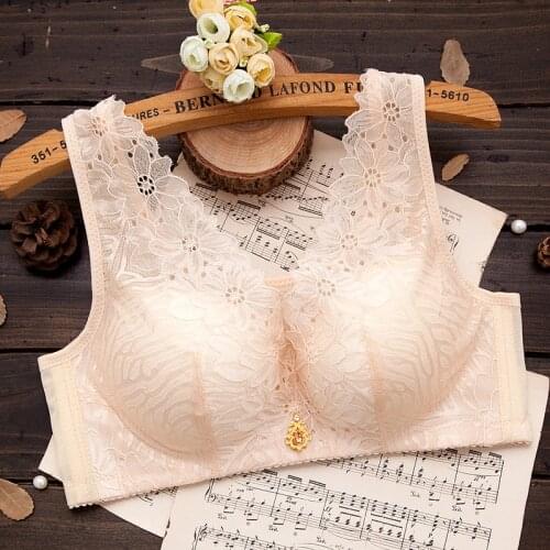 Full-cup ultra-thin large size bra fat MM gathered without steel ring anti-sag large cup thin section underwear tube top