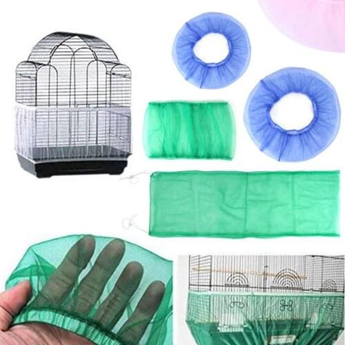 Mesh bird cage Bird Airy Cover Mesh Bird Cage Cover Birdcage cloth Elastic band adjustable Birdcage cover Bird cage cover