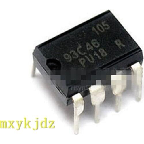 1Pcs/Lot , 93C46 AT93C46 DIP-8 64x16 EEPROM ,New Original Product New original fast delivery