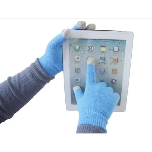1000pairs/lot Screen Touch Gloves Unisex for iphone/ipad 3-finger Touch Screen Glove
