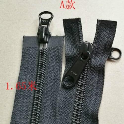 4 Pcs/lot Long Ykk Nylon Double Slider Nylon Coil Zippers for Tent Sleeping Bag Clothing Inner Liner Sewing Accessories