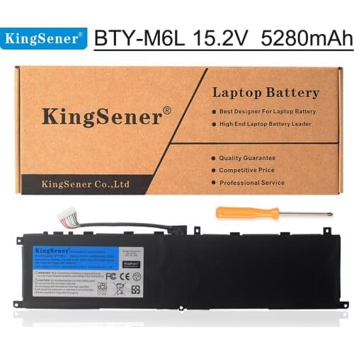 KingSener New BTY-M6L Laptop Battery For MSI GS65 GS75 Stealth Thin 8RF 8RE PS63 P65 P75 Creator 8RC 8SC 9SC 9SE MS-16Q3 Series