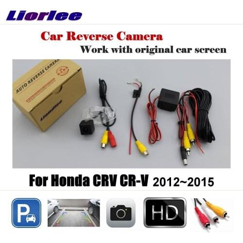 Car Reverse Rearview Camera For Honda CRV CR-V 2012~2015 Original Screen / HD CCD Backup Parking CAM