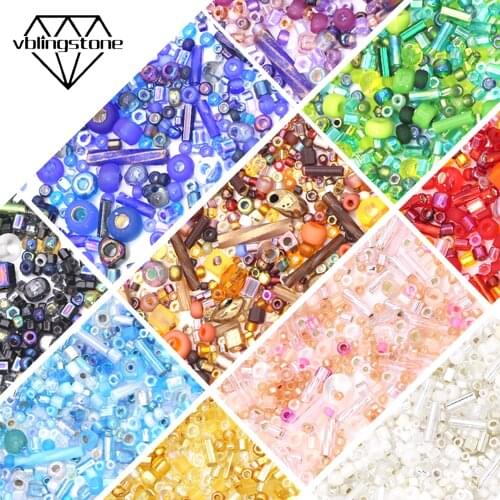10g Miyuki Seed Beads Mix Shape Japanese Glass Spacer Beads For Jewelry Making Round Bugle Bead Sew Embroidery Accessories DIY