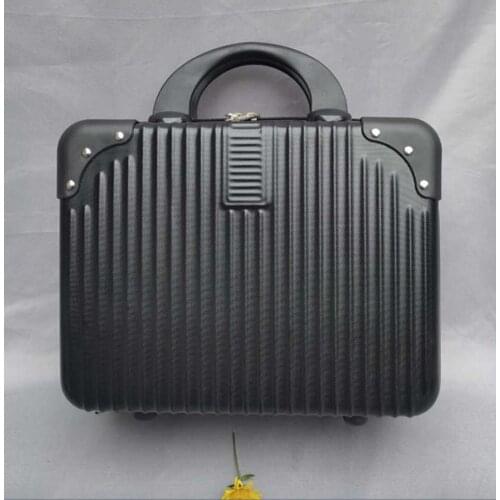 Anreisha Suitcase Female 14 Inch Cosmetic Case Lightweight Portable New 2021 Travel Mini Storage Bag Small Suitcase Luggage