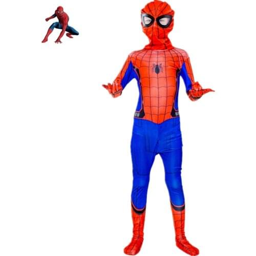 Halloween Children Superhero Spiderman Hero Return Cosplay Clothes Boy Girl Holiday Gift