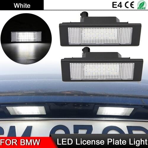 For BMW E81 E87 F20 E63 E64 F12 F13 F06 Z4/E85 K48 For Mini Cooper R55 R60 R61 For Fiat Diesel LED License Plate Light