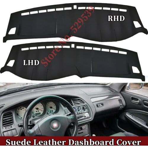 For Honda Accord VI EURO Type R CF4 SIRT CL1 CP4 CH1 CK CG CH CF Car-styling Suede Leather Dashmat Dashboard Cover Pad Dash Mat