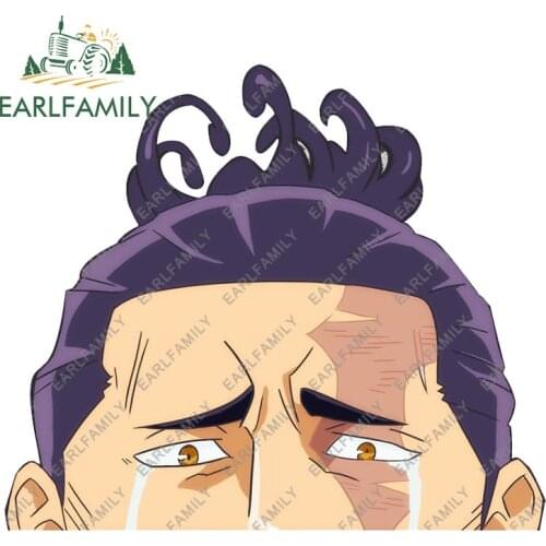 EARLFAMILY 13cm x 11cm Jujutsu Kaisen Peeker Car Stickers and Decals RV VAN Vehicle Anime Decor Window Bumper Vinyl Car Wrap