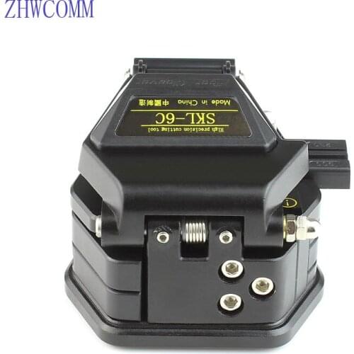 ZHWCOMM High Precision SKL-6C Optical Fiber Cleaver FTTH fiber optic knife tools 16 surface blade Fiber Optic Cutter