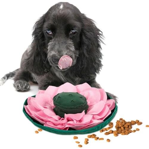 Pet Dog Snuffle Mat Nose Smell Training Sniffing Pad Puppy Puzzle Toy Slow Feeding Bowl Food Dispenser Carpet Washable