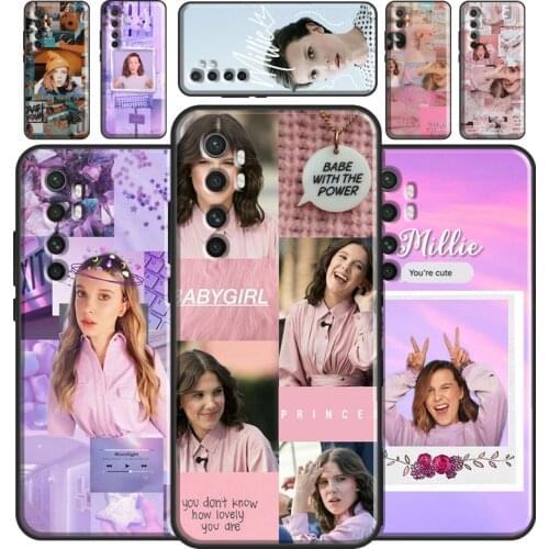 Millie Bobby Brown For Xiaomi Mi 11 Ultra Case For Xiaomi Mi 11 Lite Note 10 10T Pro POCO F3 M3 X3 Pro Cover