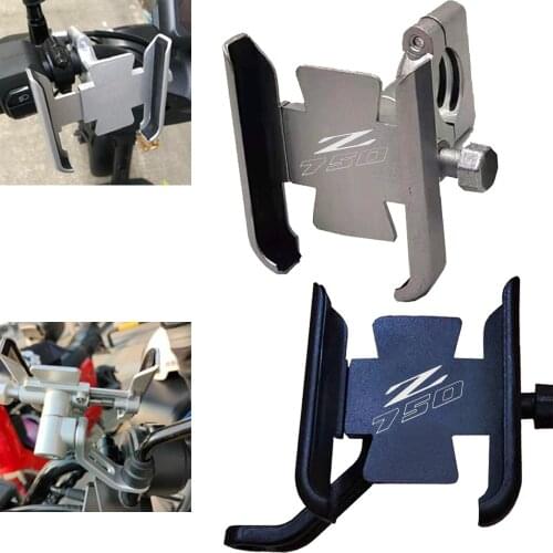 Mobile Phone Motorcycle Navigation Bracket Handlebar rearview mirror installation for KAWASAKI Z750 Z750S Z750R