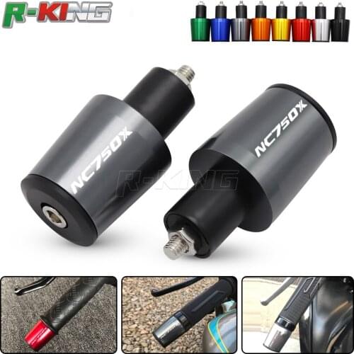 Motorcycle Accessories 7/8'' 22MM Handlebar Grips Handle Bar Cap End Plugs For HONDA NC 750 X NC750X NC 750X 2016