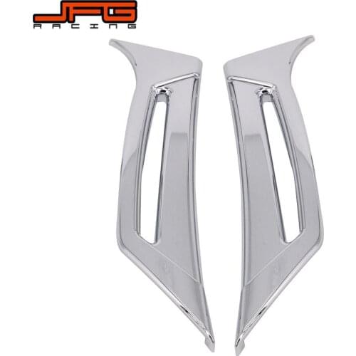 Motorcycle Chrome Fairing Intake Vent Scoops Front Cover For HONDA GOLDWING GOLD WING 1800 GL1800 2012-2017
